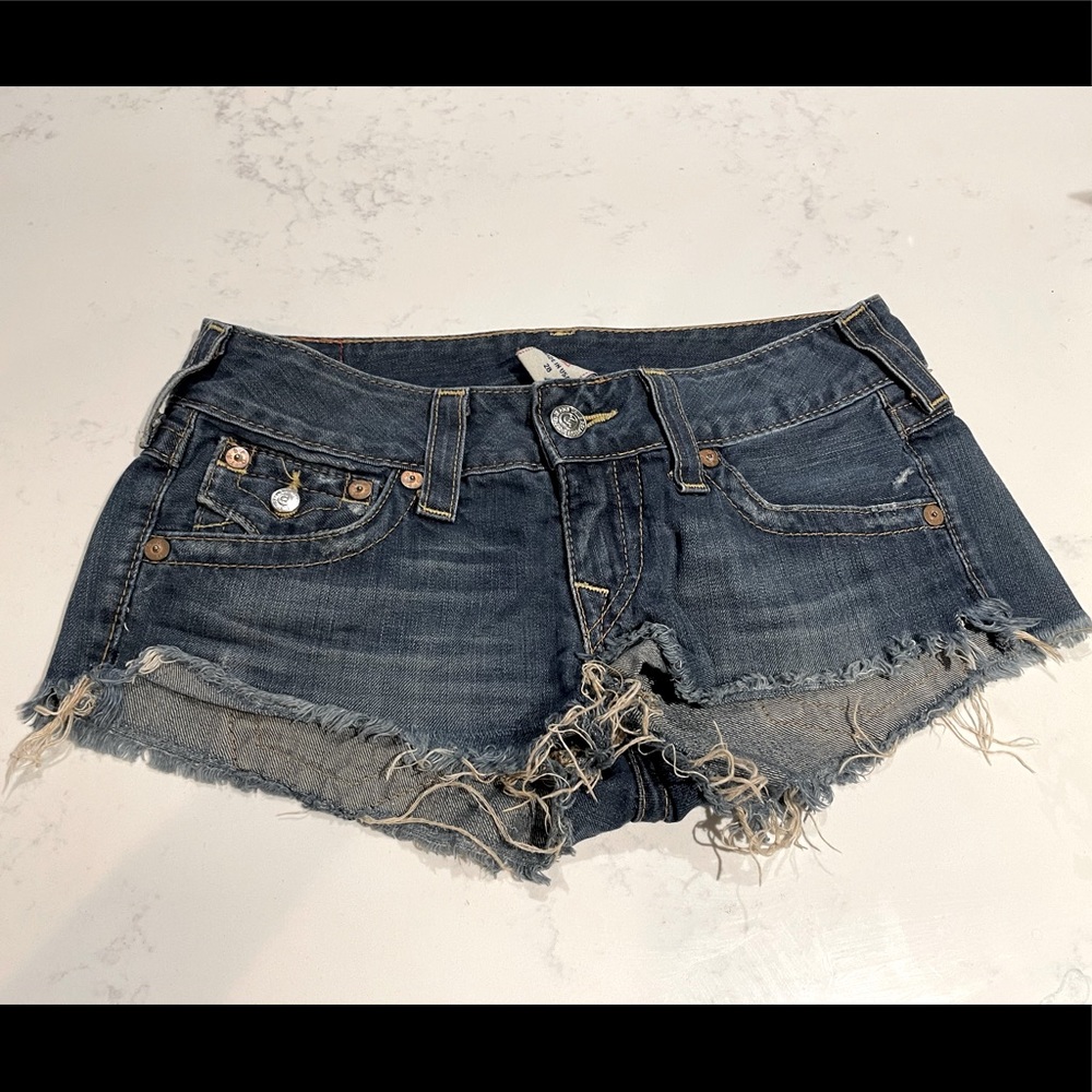 True Religion Joey Cutoff Shorts - 28